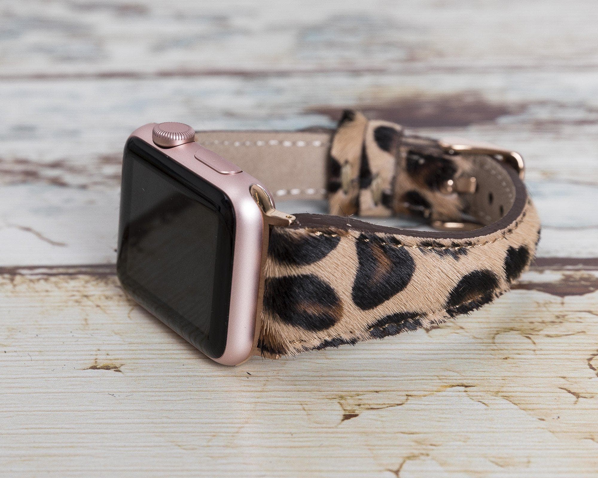 Slim Genuine Leather Apple Watch Band