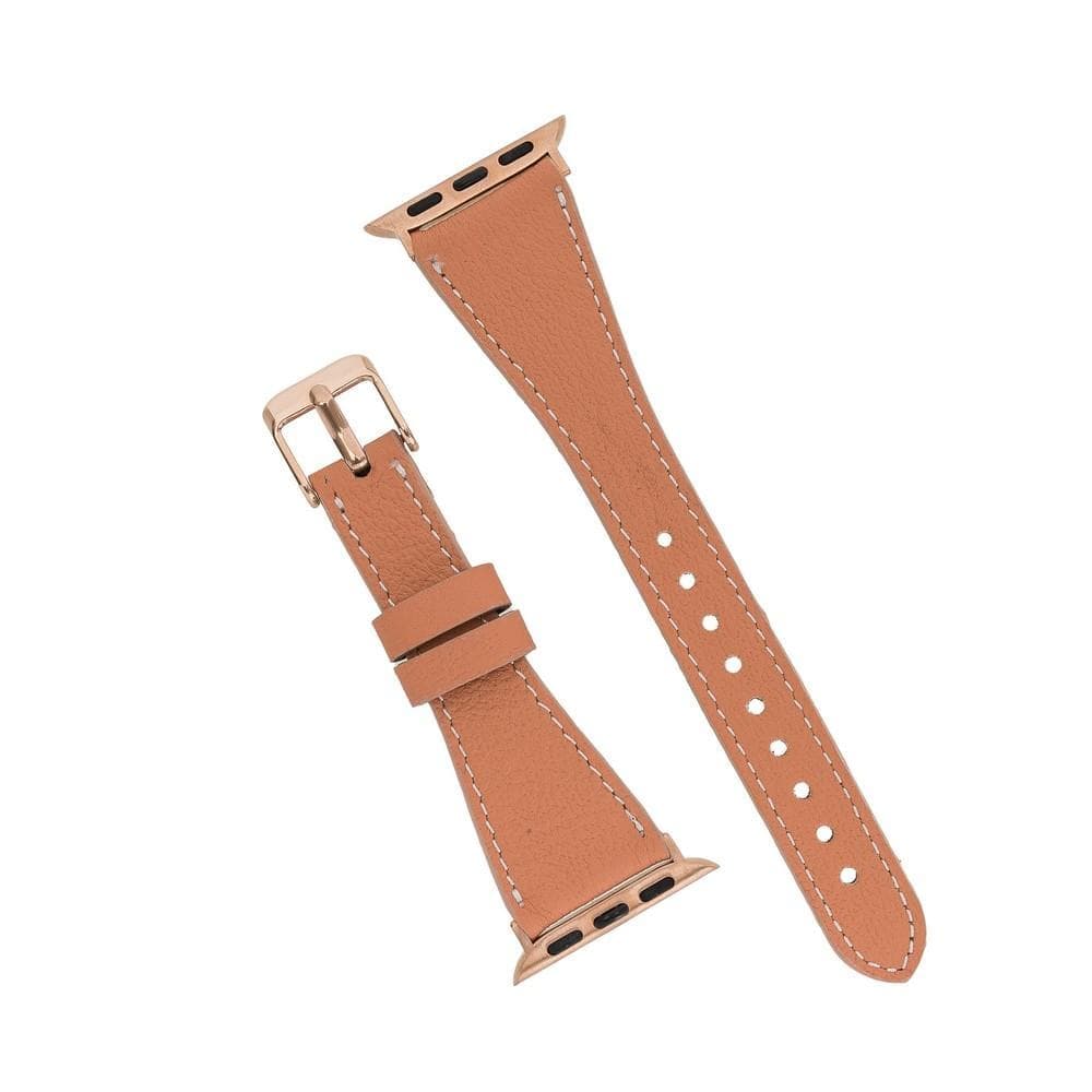 Slim Genuine Leather Apple Watch Band