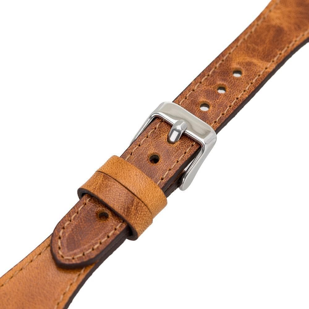 Slim Genuine Leather Apple Watch Band