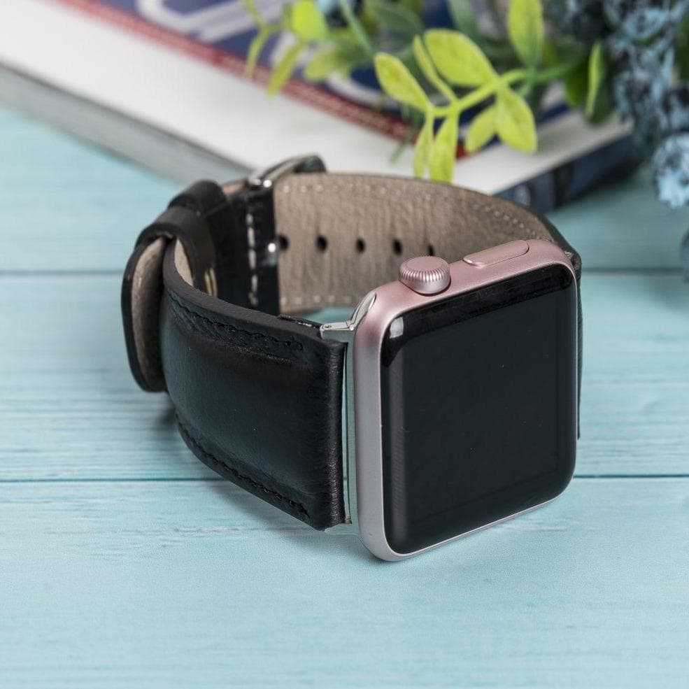 Classic Genuine Leather Apple Watch Band