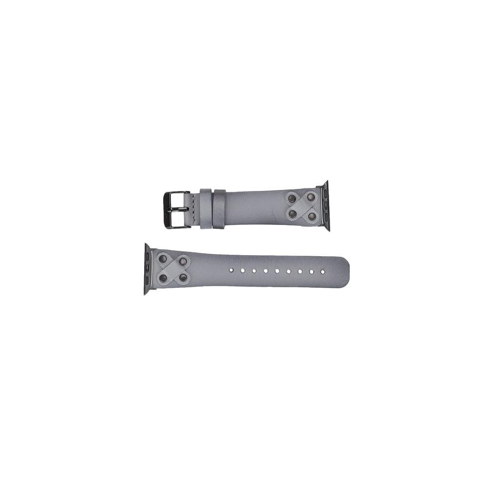 Cross Genuine Leather Apple Watch Band with Black Trok