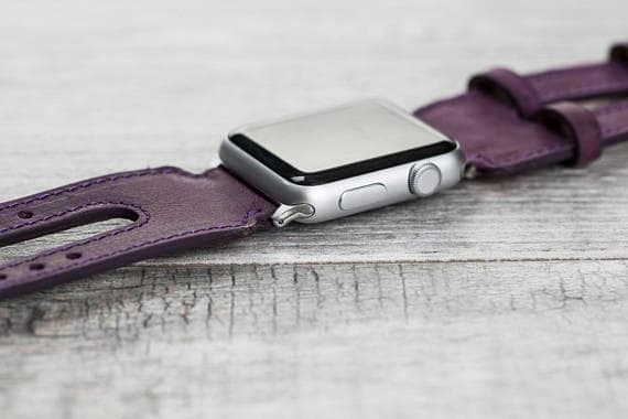 Double Cuff Genuine Leather Apple Watch Band