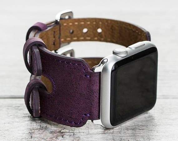 Double Cuff Genuine Leather Apple Watch Band