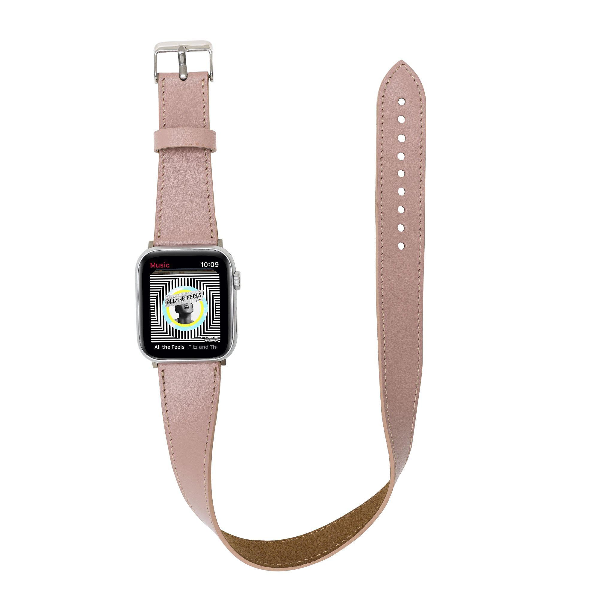Double Tour Genuine Leather Apple Watch Band