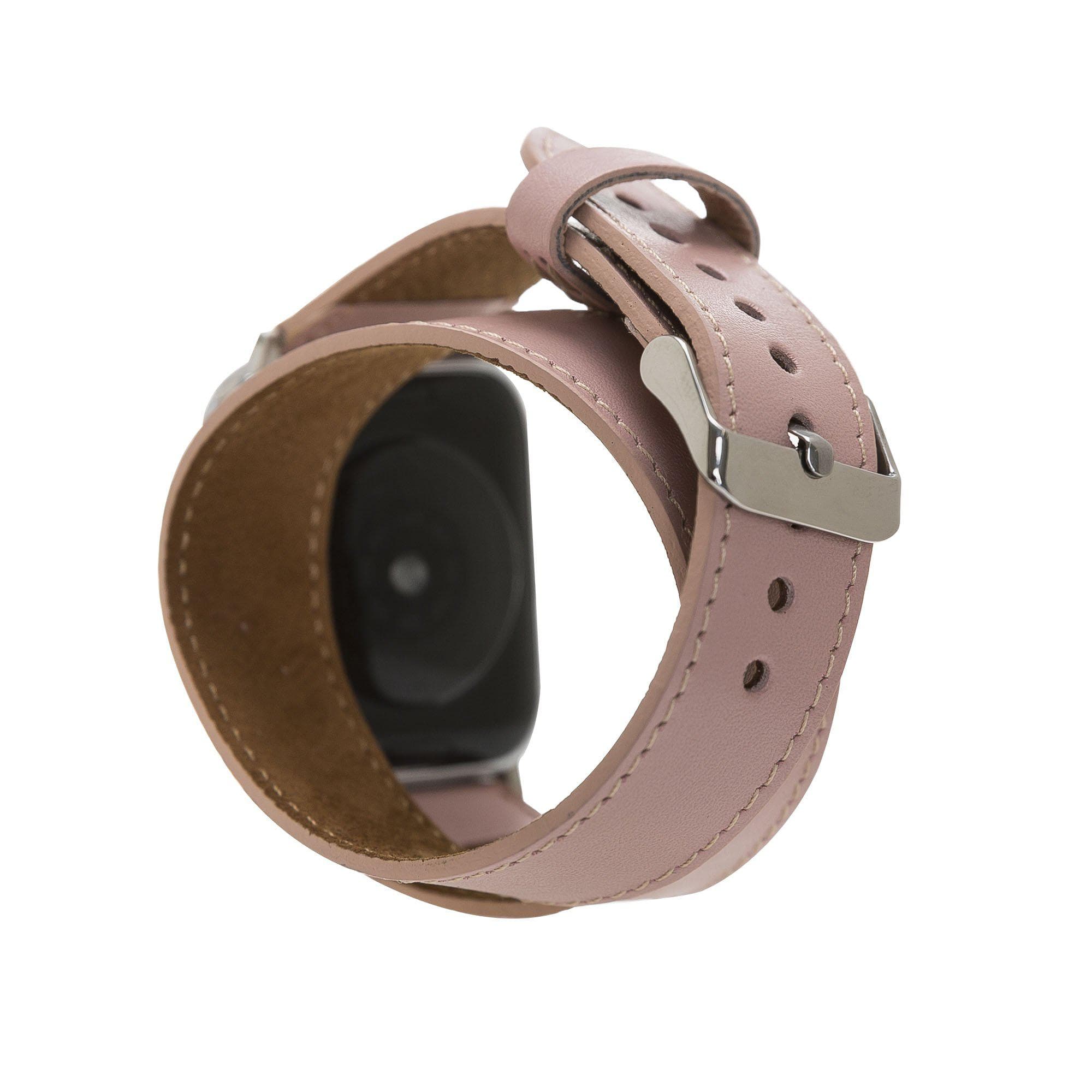 Double Tour Genuine Leather Apple Watch Band