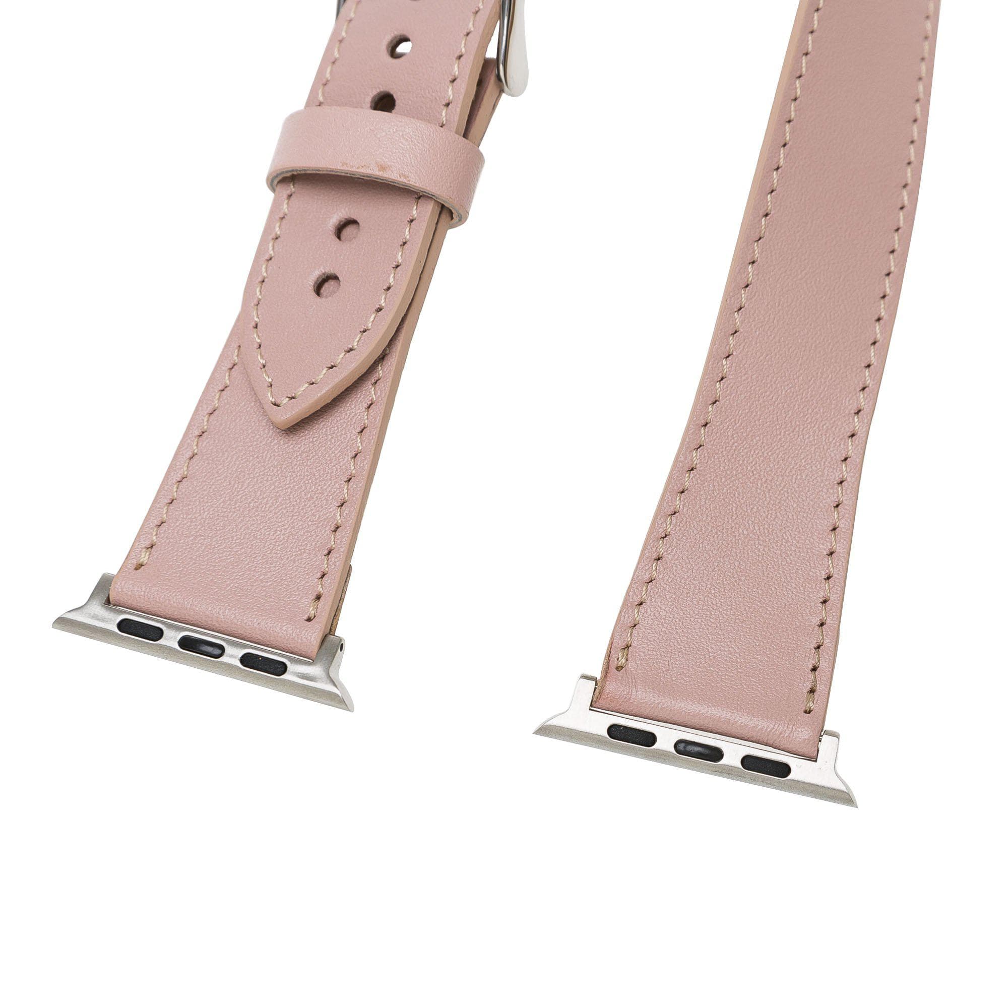 Double Tour Genuine Leather Apple Watch Band
