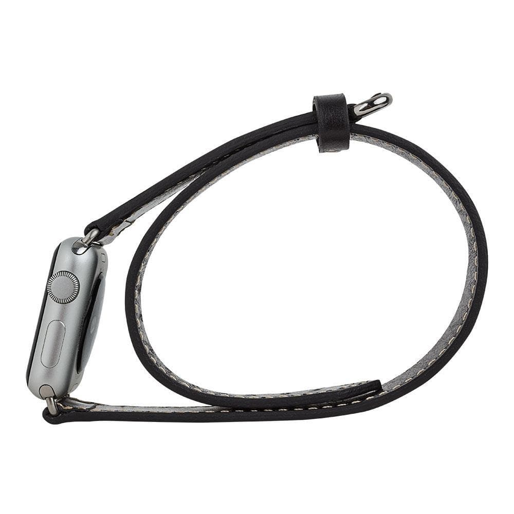 Double Tour Genuine Leather Apple Watch Band