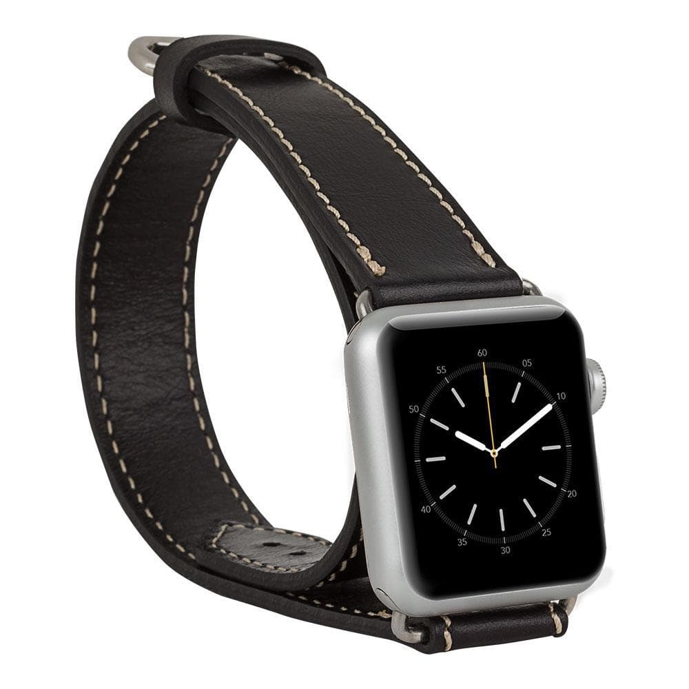 Double Tour Genuine Leather Apple Watch Band