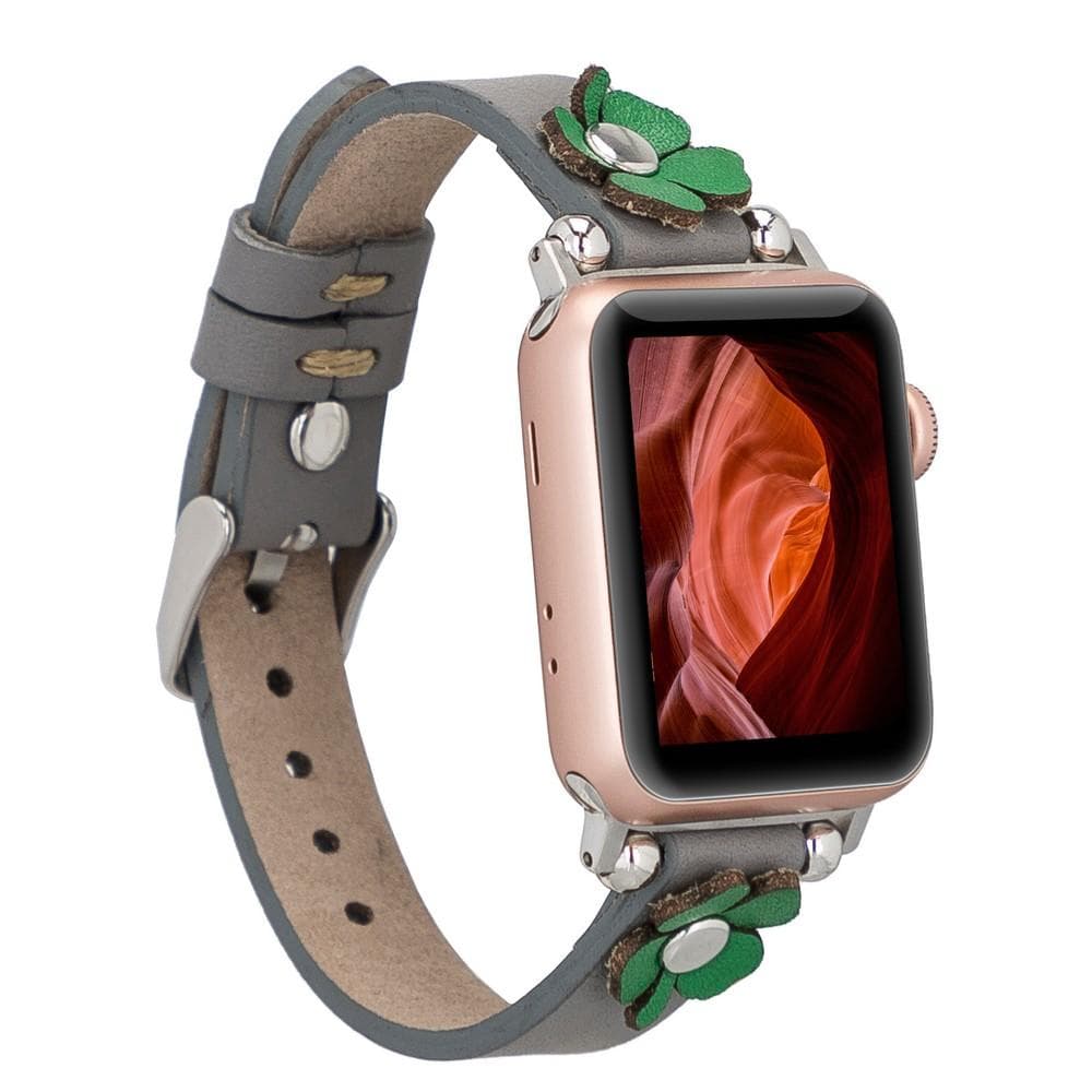Flower Ferro Genuine Leather Apple Watch Band