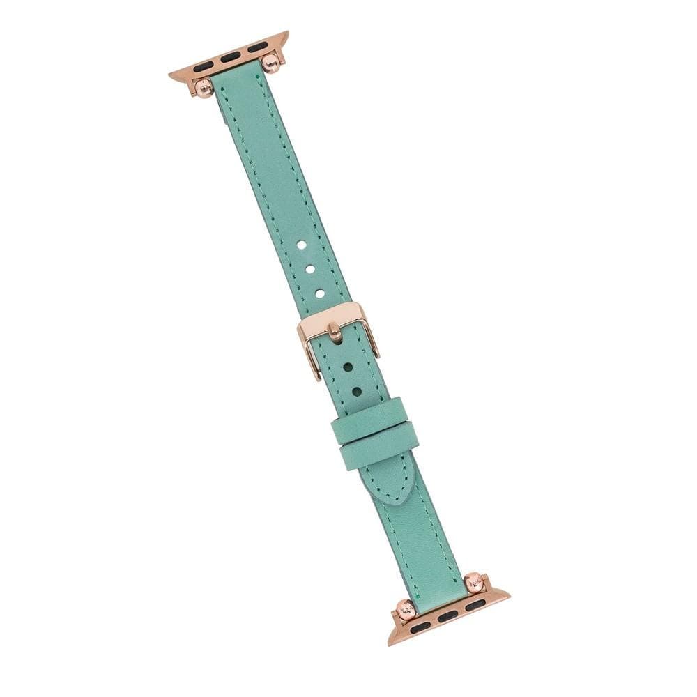 Seamy Genuine Leather Apple Watch Band