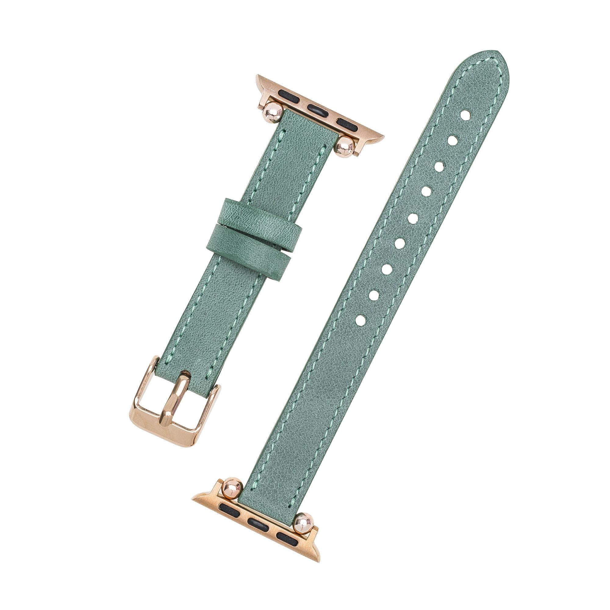Seamy Genuine Leather Apple Watch Band