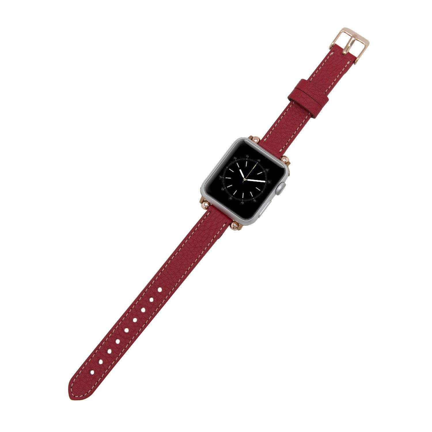 Seamy Genuine Leather Apple Watch Band
