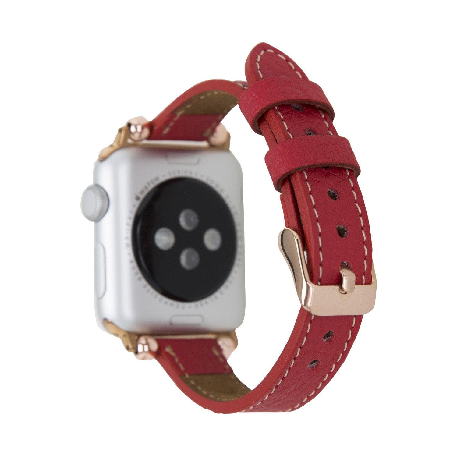 Seamy Genuine Leather Apple Watch Band