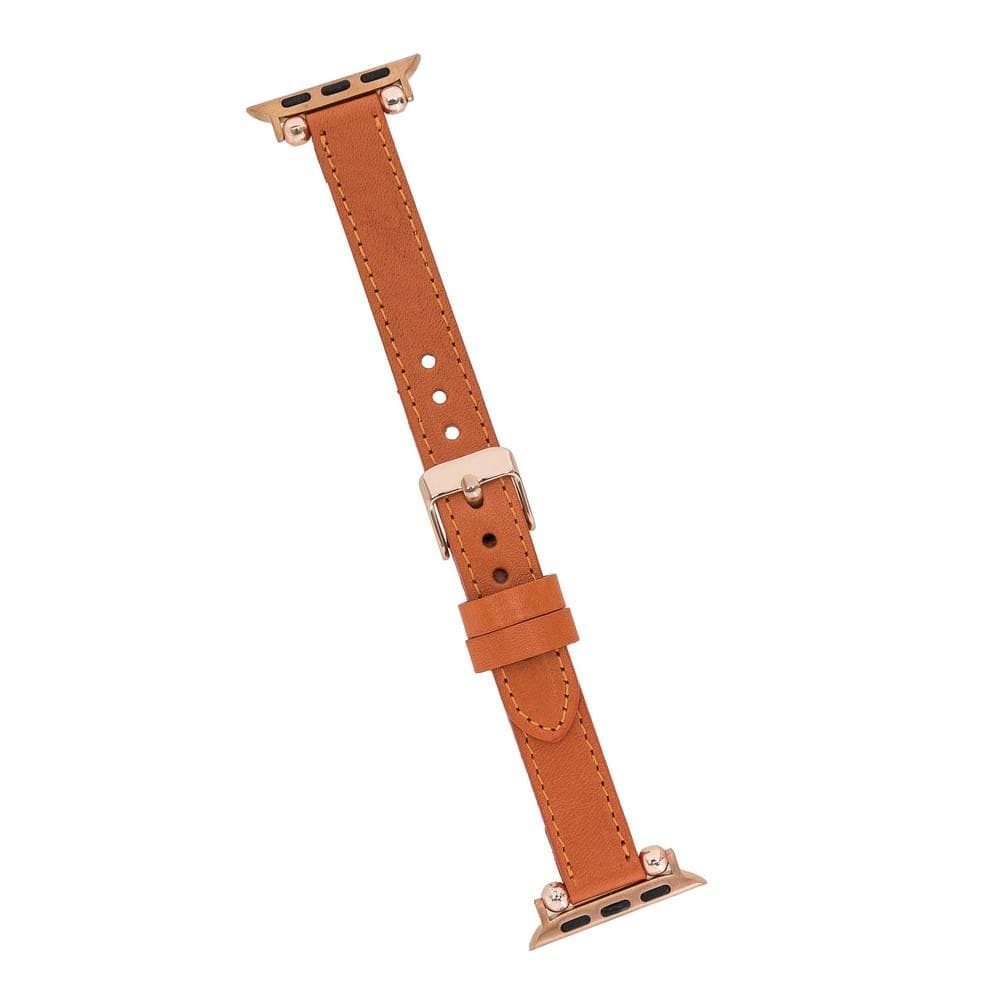 Seamy Genuine Leather Apple Watch Band
