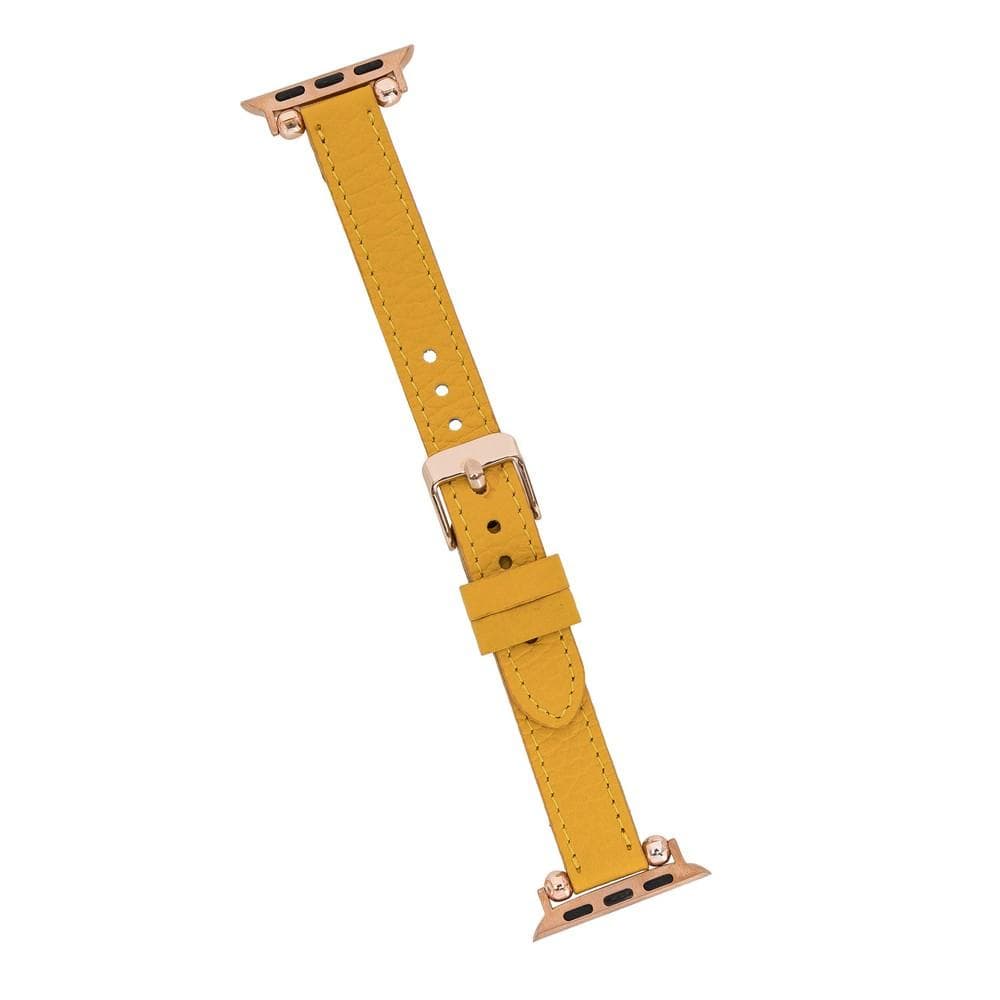 Seamy Genuine Leather Apple Watch Band