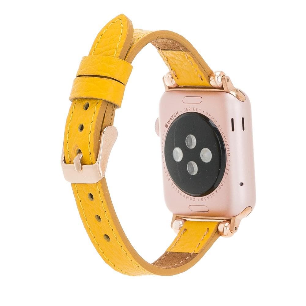 Seamy Genuine Leather Apple Watch Band
