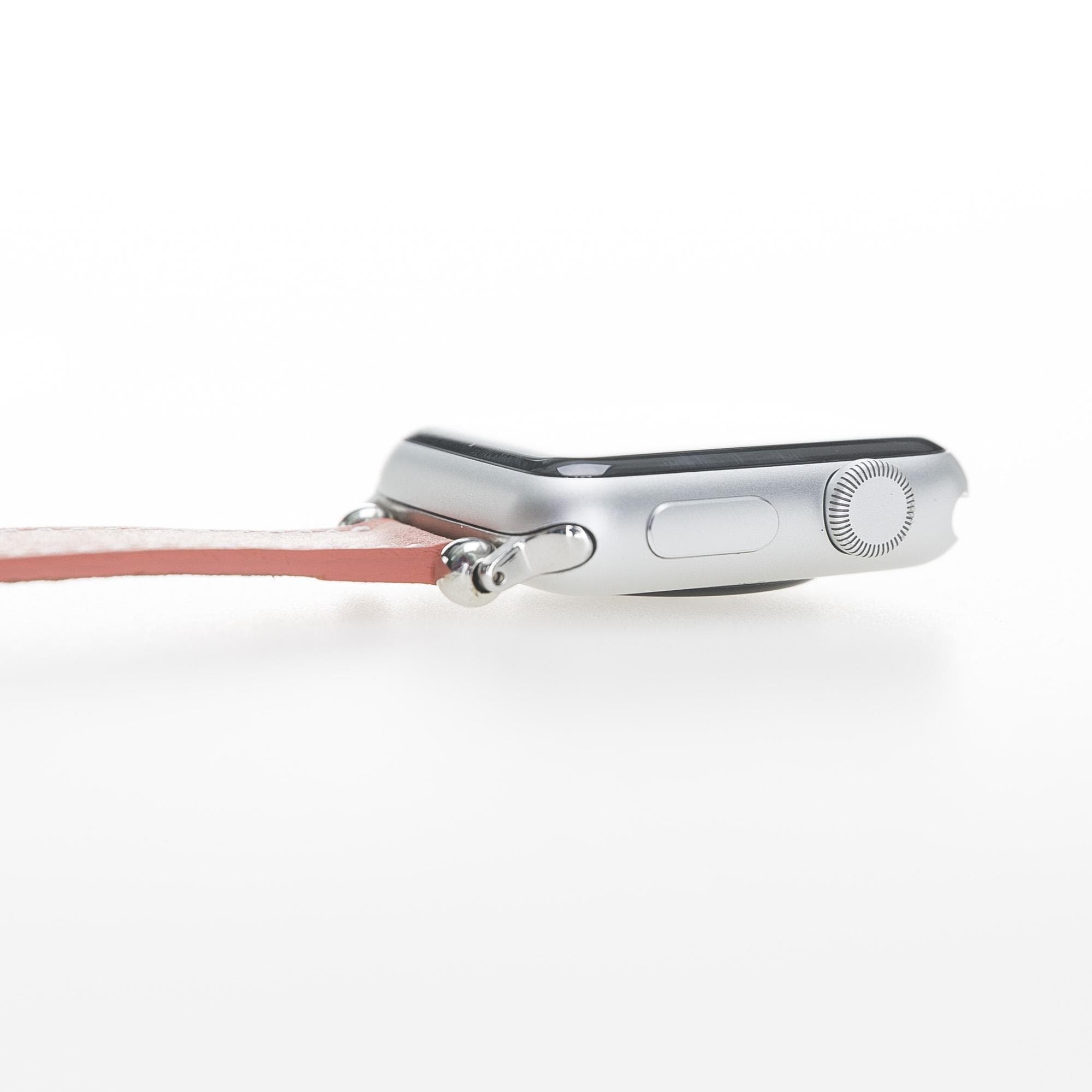 Seamy Genuine Leather Apple Watch Band