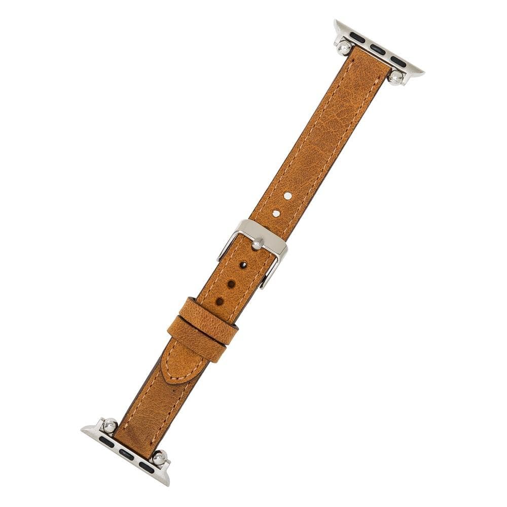 Seamy Genuine Leather Apple Watch Band