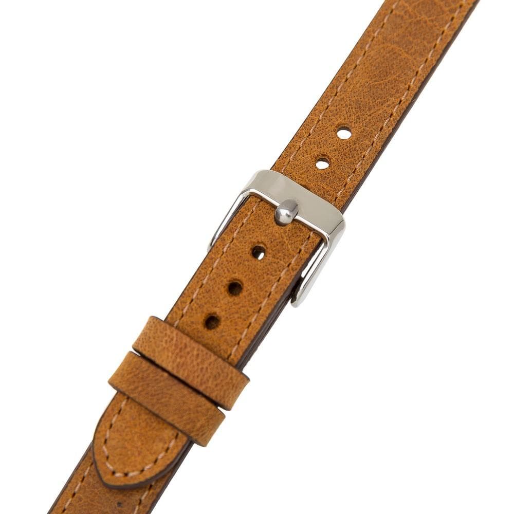 Seamy Genuine Leather Apple Watch Band