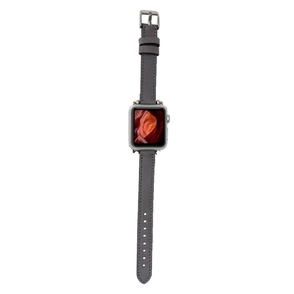 Seamy Genuine Leather Apple Watch Band
