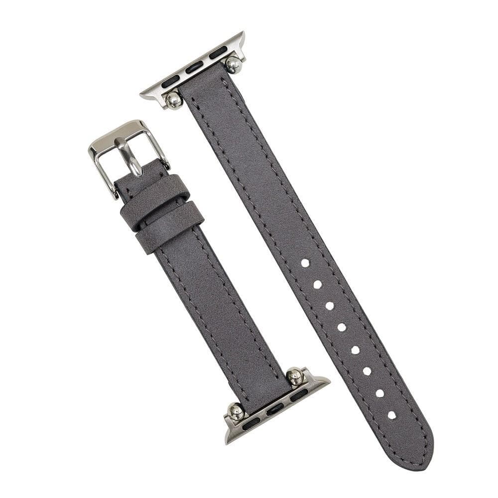 Seamy Genuine Leather Apple Watch Band