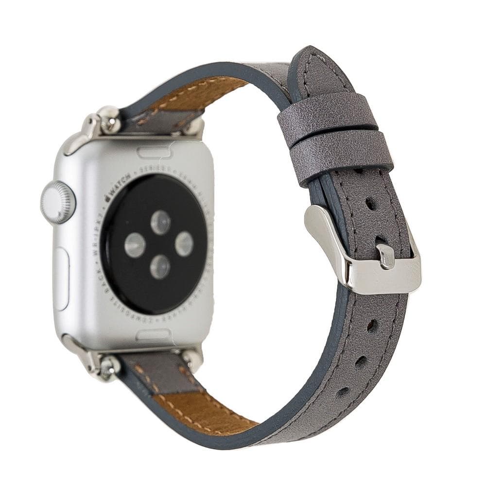 Seamy Genuine Leather Apple Watch Band