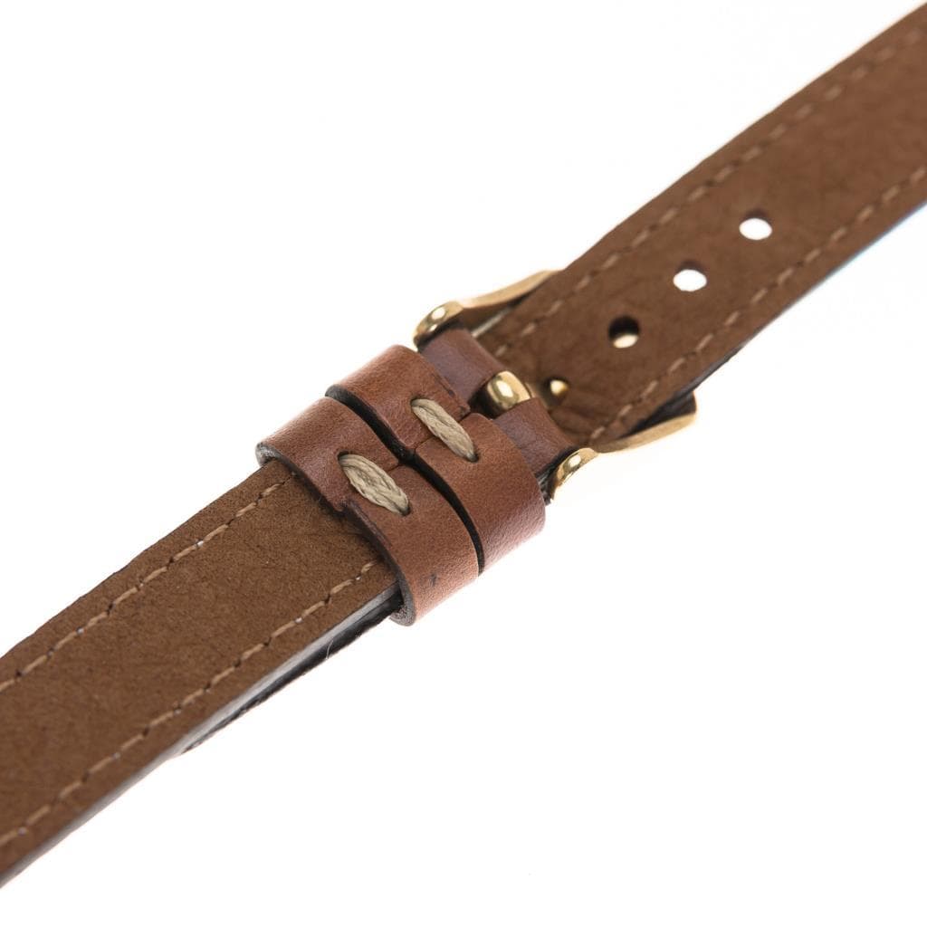 Seamy Genuine Leather Apple Watch Band