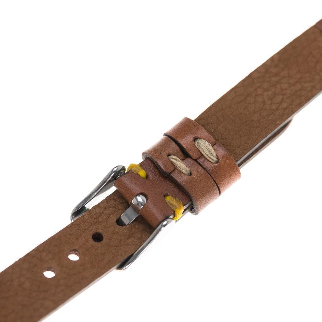Seamy Genuine Leather Apple Watch Band