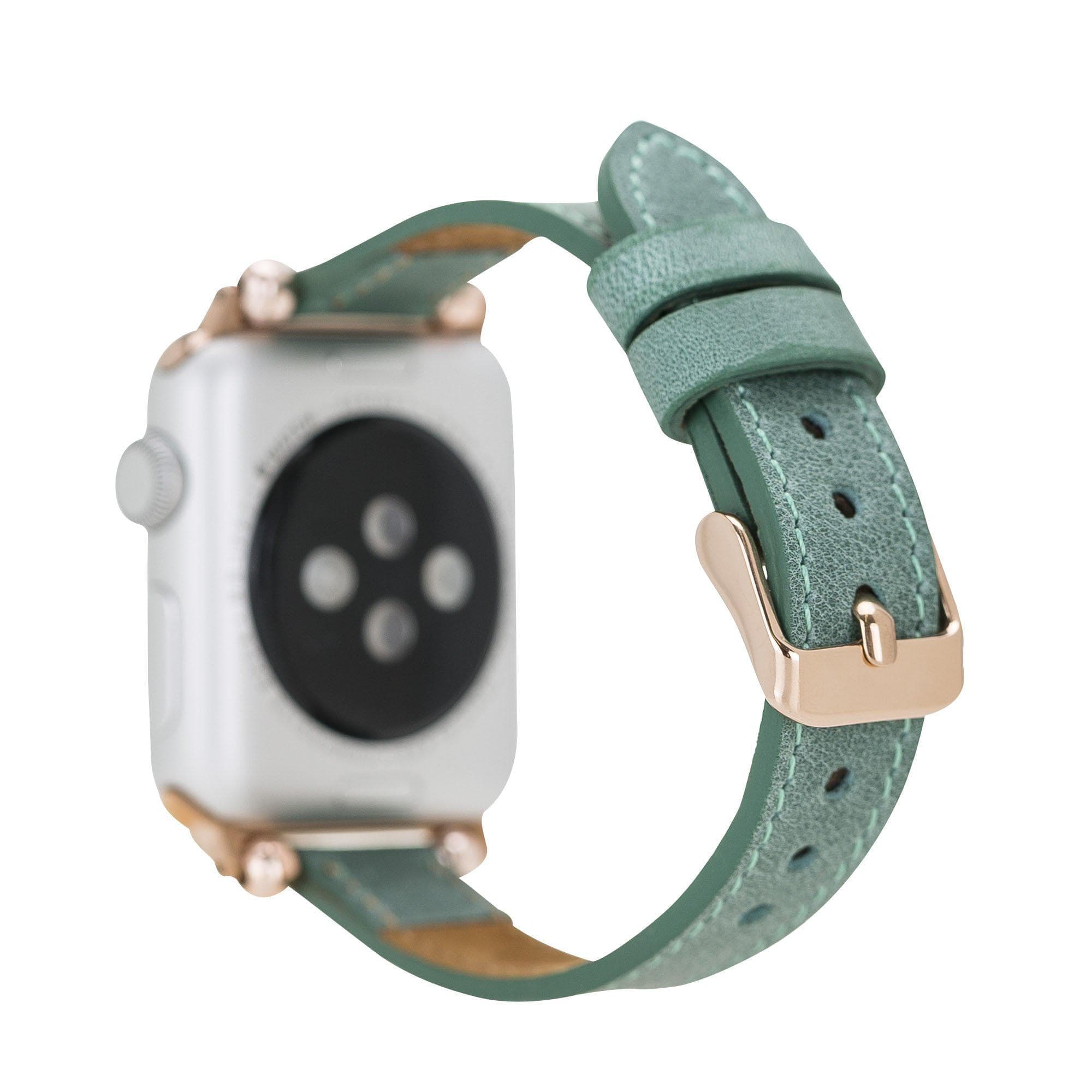 Seamy Genuine Leather Apple Watch Band
