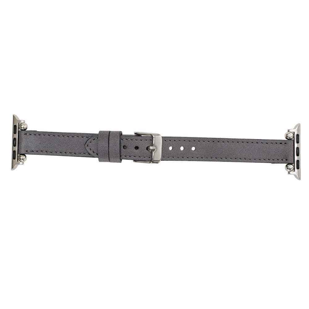 Seamy Genuine Leather Apple Watch Band