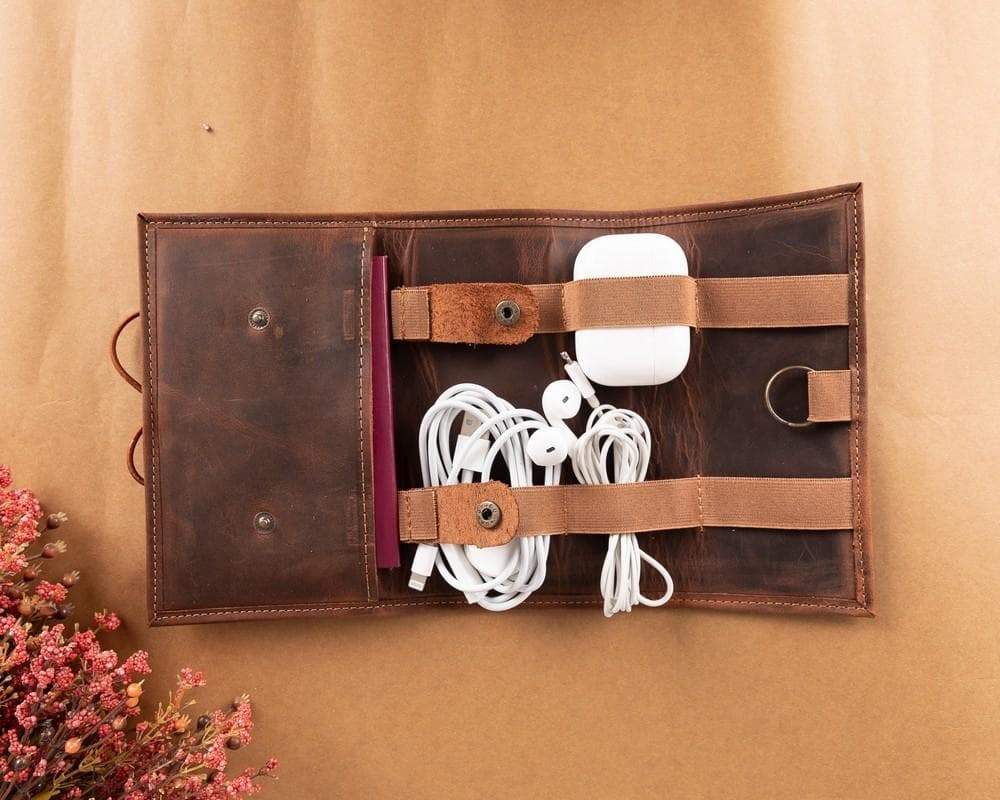 Cordian Genuine Leather Cable Organizer