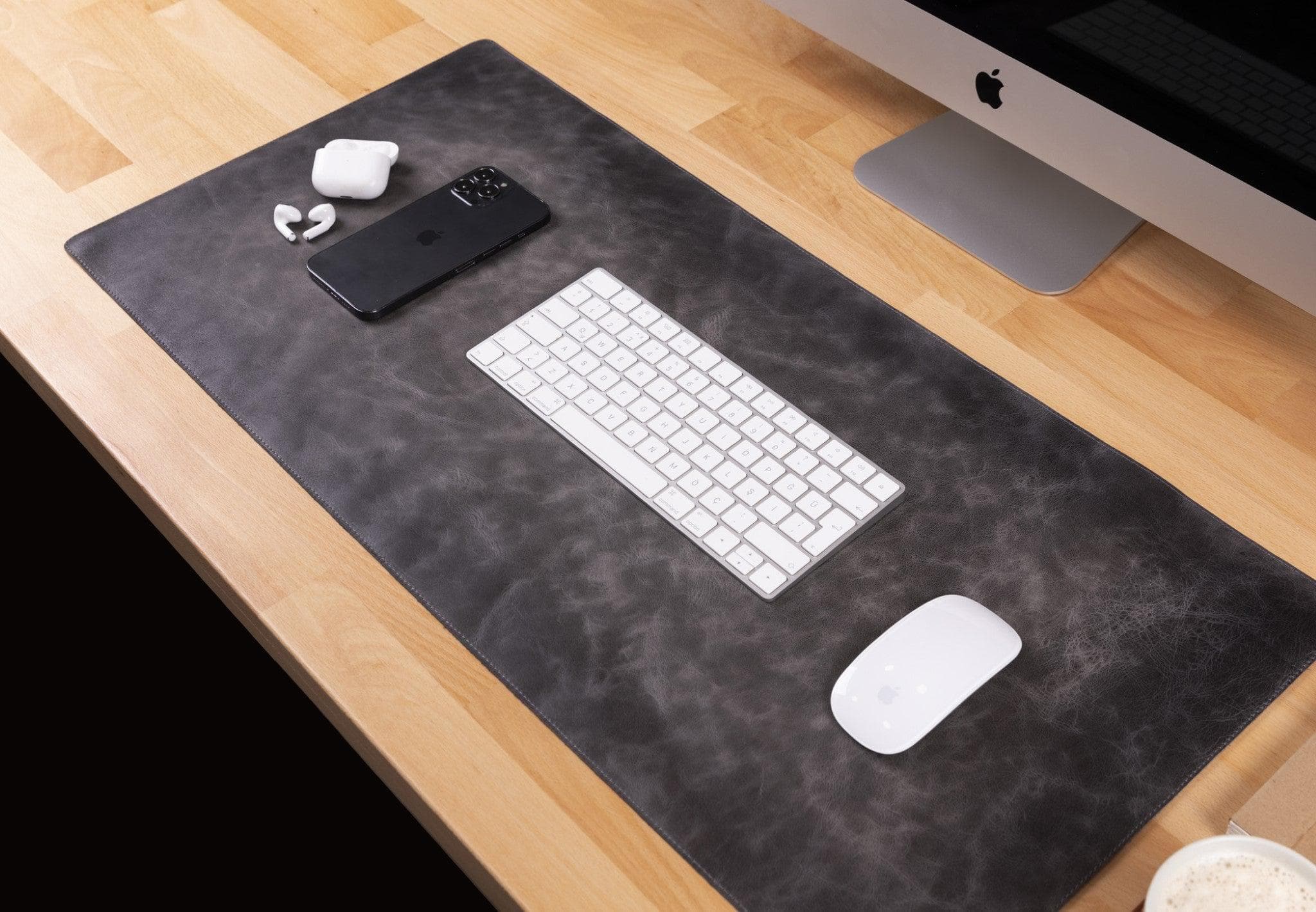Leather Desk Mat 37x80 - saracleather