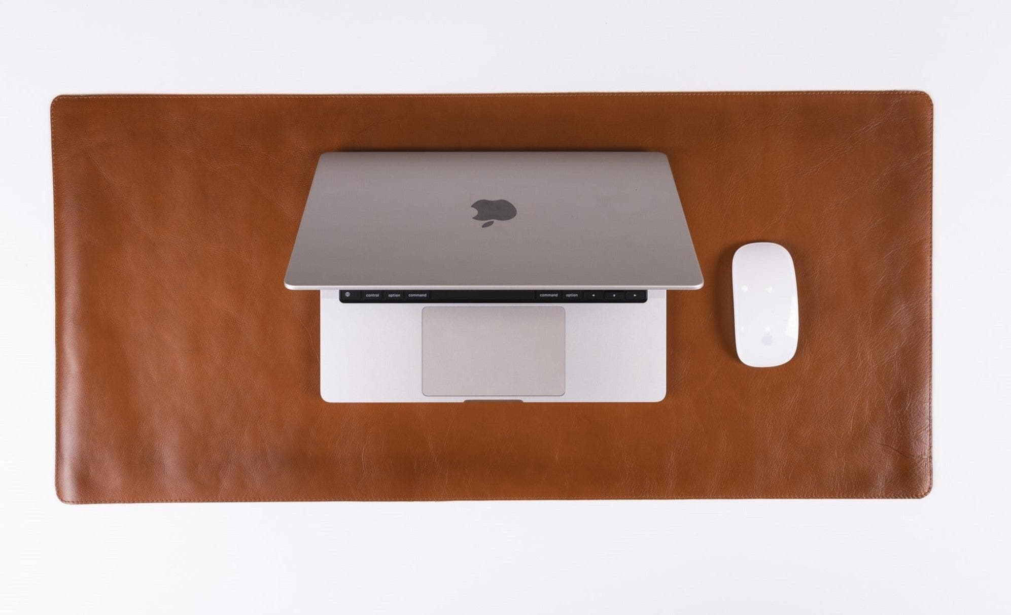 Leather Desk Mat 37x80 - saracleather