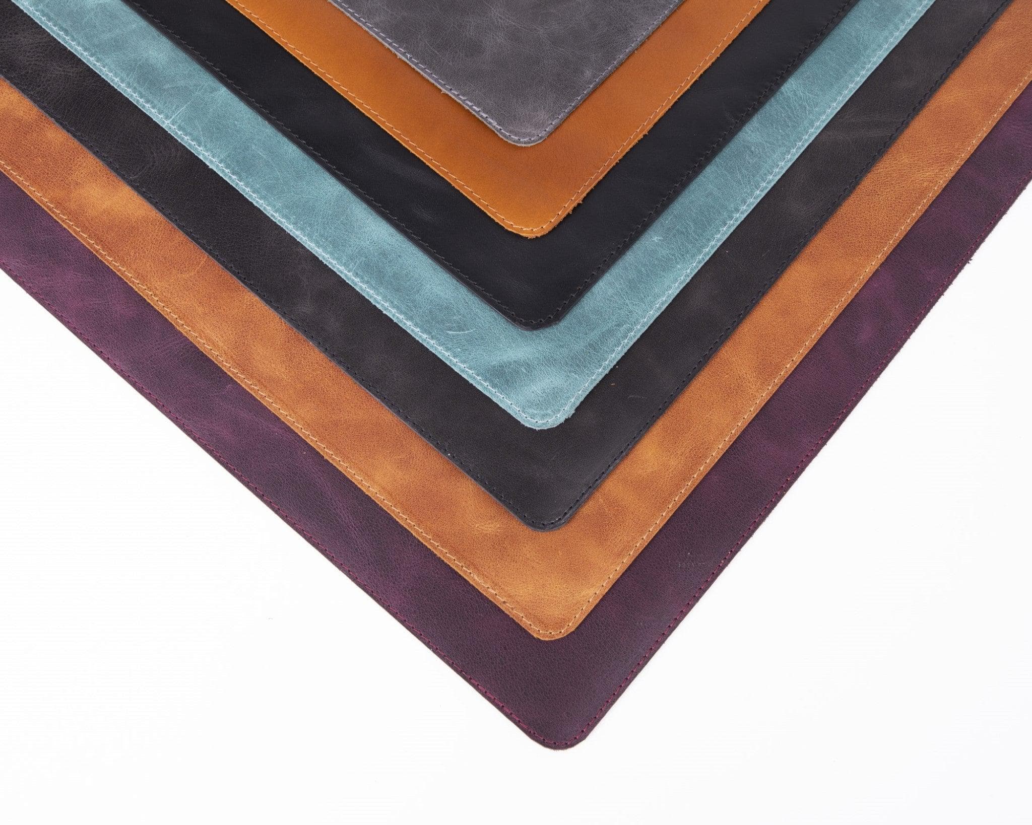Leather Desk Mat 37x80 - saracleather