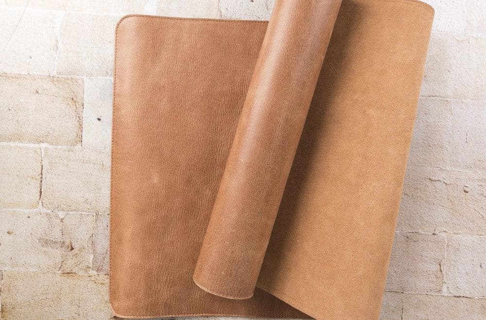 Leather Desk Mat 37x80 - saracleather