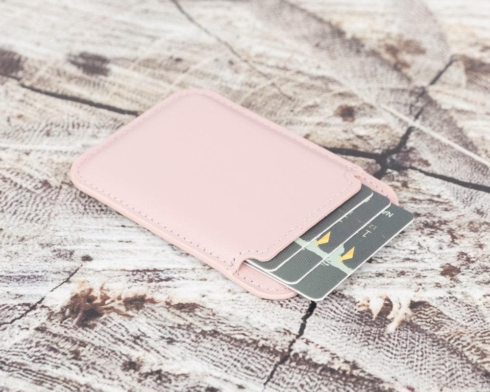 Maggy Magnetic Leather Card Holder - saracleather