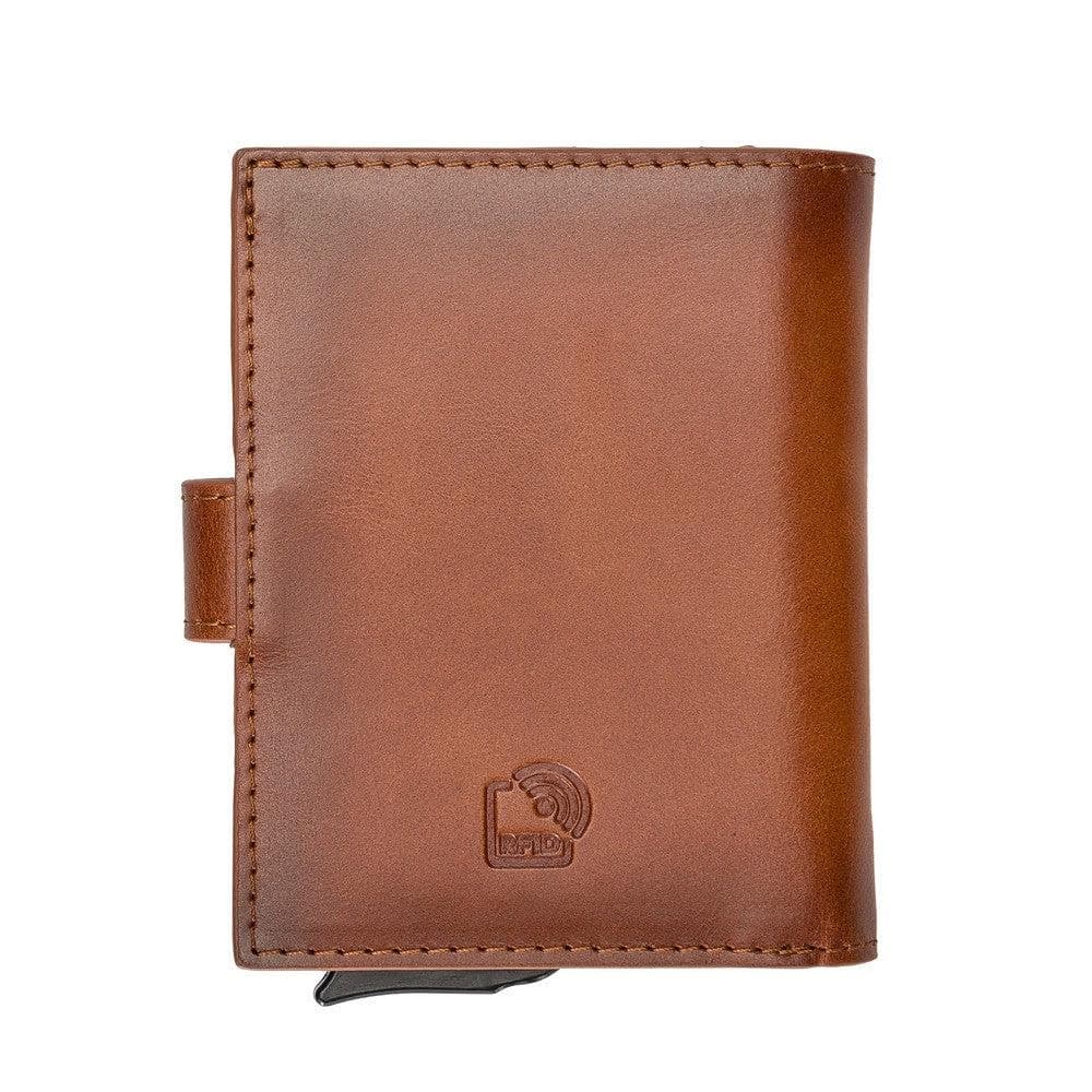 Palermo Genuine Leather Mechanical Card Holder