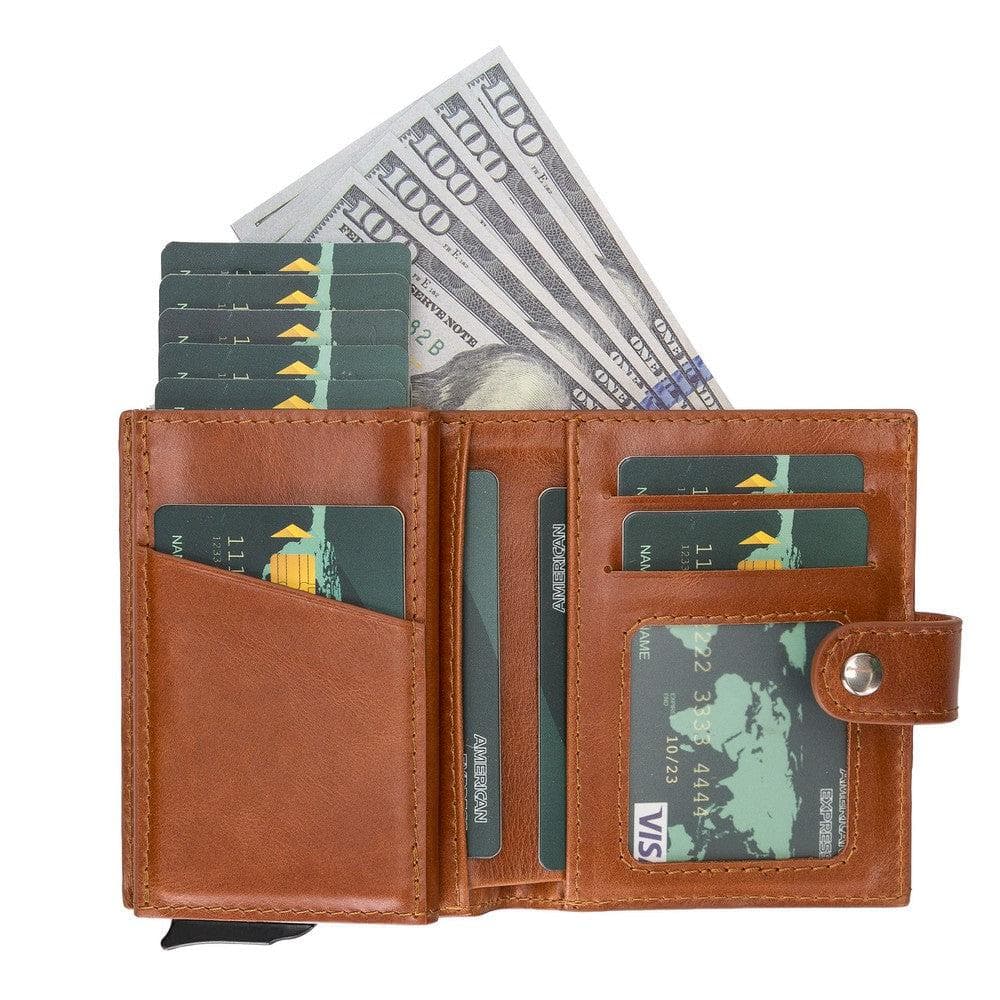 Palermo Genuine Leather Mechanical Card Holder