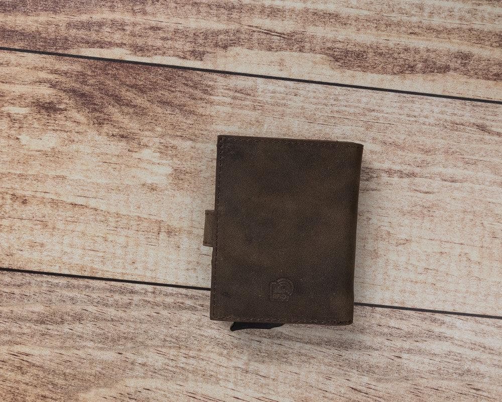 Palermo Genuine Leather Mechanical Card Holder