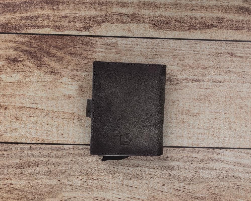 Palermo Genuine Leather Mechanical Card Holder
