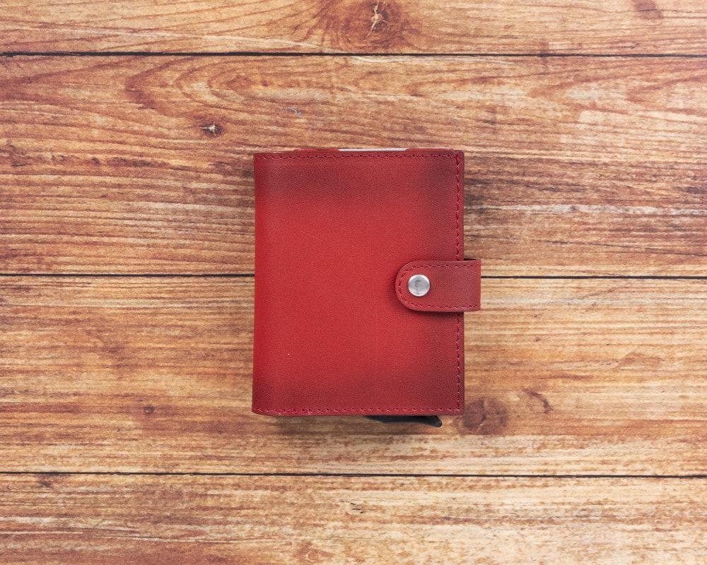 Palermo Genuine Leather Mechanical Card Holder