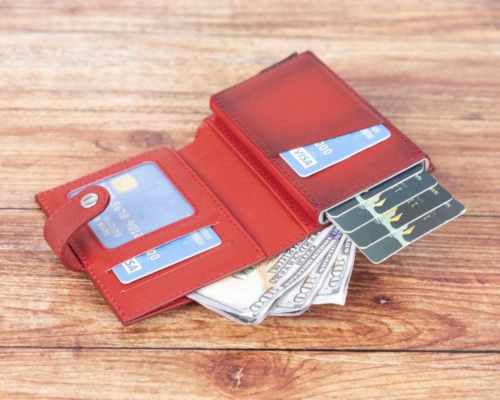 Palermo Genuine Leather Mechanical Card Holder