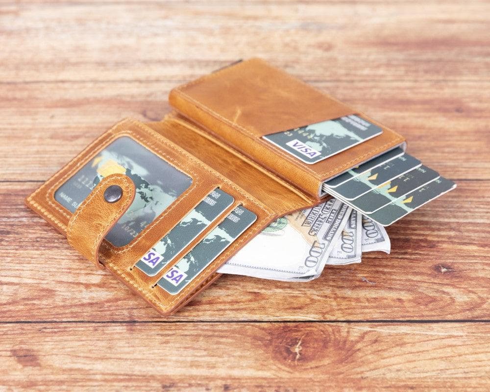 Palermo Genuine Leather Mechanical Card Holder