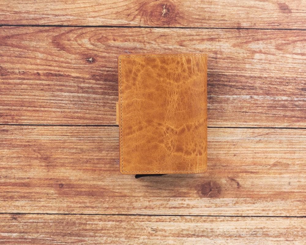 Palermo Genuine Leather Mechanical Card Holder