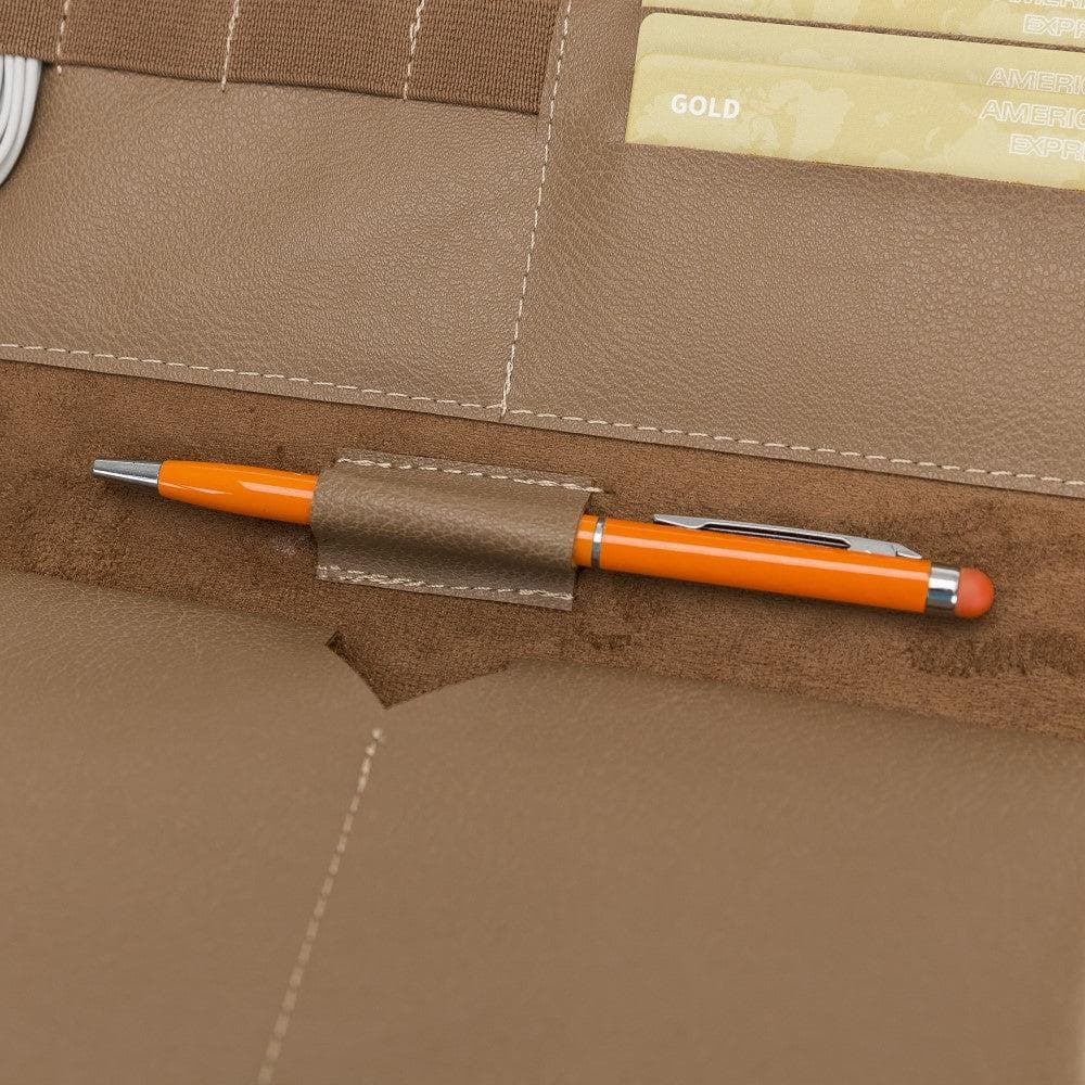 Rose Organizer PU Leather Hand Bag - saracleather