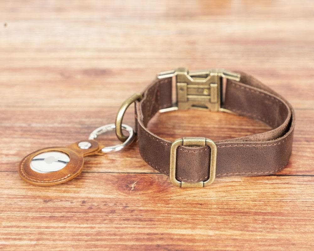 Scobby Leather Dog Collar - saracleather