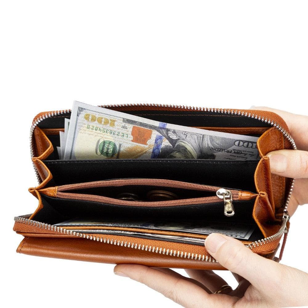 Tiago Leather Women's Wallet - saracleather