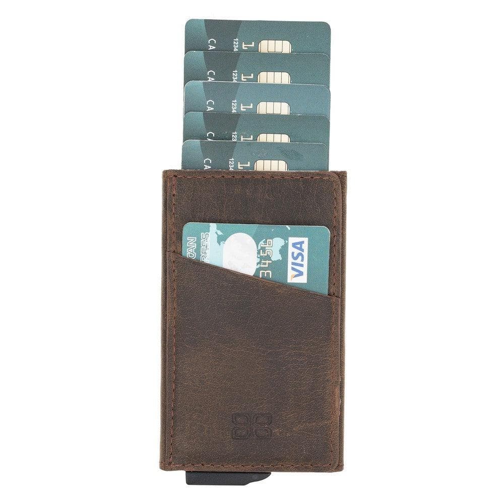 Torres Genuine Leather Pop-up Card Holder