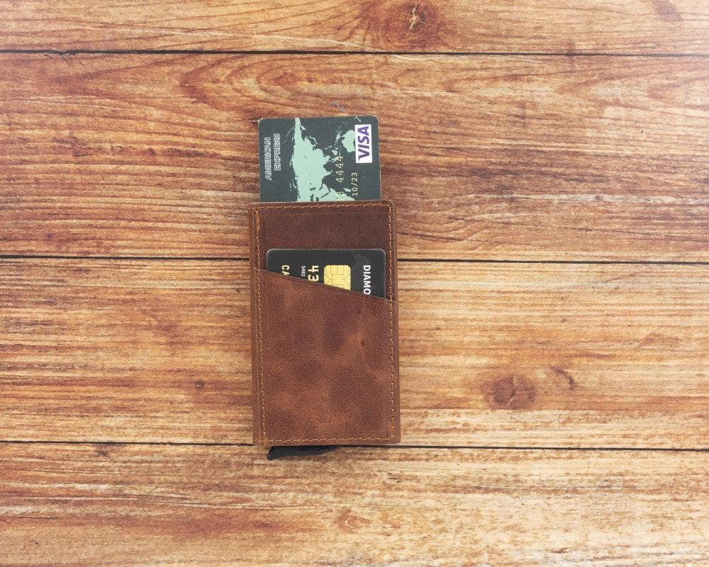 Torres Genuine Leather Pop-up Card Holder
