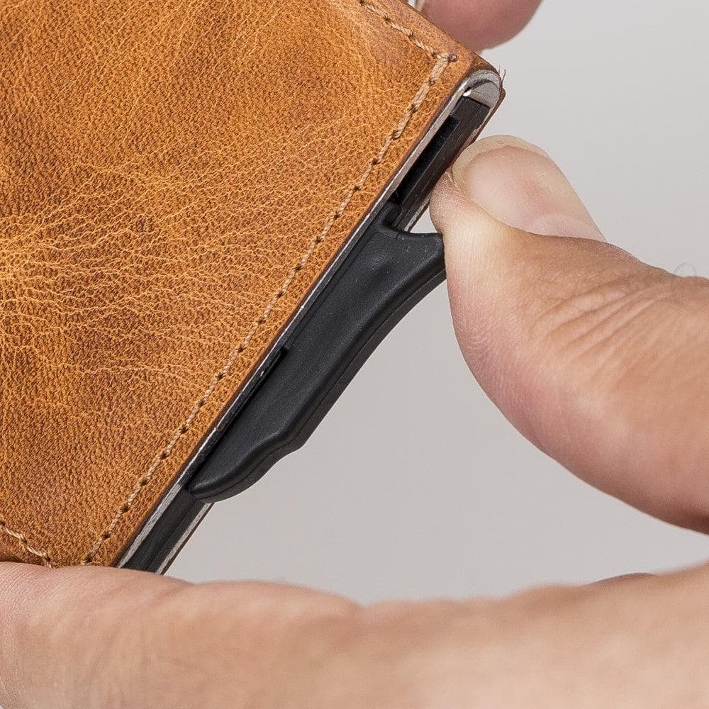 Torres Genuine Leather Pop-up Card Holder